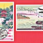 Set of 2 Antique JAPAN Japanese Art Postcards Folder Ocean Liner S.S. "28TH KYODO MARU" #ET13