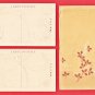 1925 Set of 2 JAPAN Japanese Embossed Art 2 Postcards w/ Folder Prince Taisho Emperor Showa #EE27