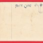 Antique JAPAN Japanese Art Postcard Girl Boy Bowing New Year's Greetings #EA293