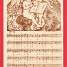 Antique JAPAN Japanese Art Postcard Musical Score "My Dear Old Sunny Home" Angels #EA294 Antique JAPAN Japanese Art Postcard Musical Score "My Dear Old Sunny Home" Angels #EA294