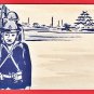 Antique JAPAN Japanese Art Postcard Woodblock Print WW2 Propaganda Navy Sailors #EM242