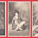 Set of 3 Antique JAPAN Japanese Hand Colored Postcards Geisha Woman Beauty Kimono #EG137 Set of 3 Antique JAPAN Japanese Hand Colored Postcards Geisha Woman Beauty Kimono #EG137