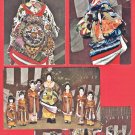 Set of 4 Antique JAPAN Japanese Postcards Highest-Ranking Courtesan TAYU Geisha Woman #EG143