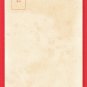 Antique JAPAN Japanese Art Postcard Woodblock Print Sacred Fox Face Mask #EAW159
