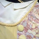 Ladies thai silk floral tank top MEDIUM