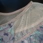 Ladies Thai silk 100% floral blouse  MEDIUM