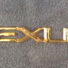 OEM Lexus Body/Dash/Trunk Emblem. RARE Gold color! 19.5cm
