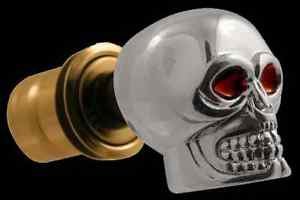 Chrome Skull Car Cigarette Lighter