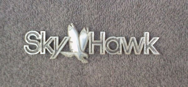 OEM Buick Skyhawk Body/Dash/Trunk Emblem. 13cm