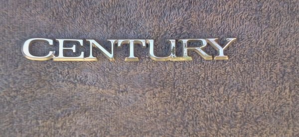 OEM Buick Century Body/Dash Emblem. Type 3
