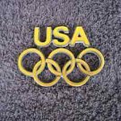 OEM GOLD USA Olympics Edition Body/Dash Emblem. EXCELLENT Condition!