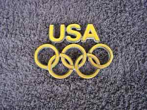 OEM GOLD USA Olympics Edition Body/Dash Emblem. EXCELLENT Condition!