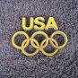 OEM GOLD USA Olympics Edition Body/Dash Emblem. EXCELLENT Condition!
