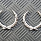 OEM Cadillac Wreath Body/Dash Emblems - Chrome color. 6 cm