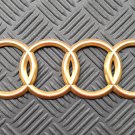 OEM Audi Body/Dash/Trunk Emblem. Rare Gold Color! 18 cm