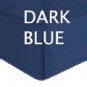BED SKIRT SOLID DARK BLUE QUEEN