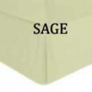 BED SKIRT SOLID TWIN XL  SAGE