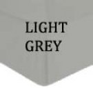 BED SKIRT SOLID CAL- KING  LIGHT GREY