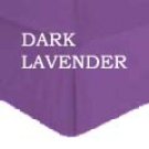 BED SKIRT SOLID QUEEN DARK LAVENDER
