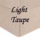 BED SKIRT SOLID QUEEN  LIGHT TAUPE