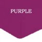 BED SKIRT SOLID FULL PURPLE