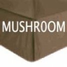 BED SKIRT SOLID  KING MUSHROOM