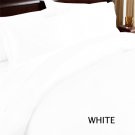 DUVET SET SOLID CAL KING WHITE