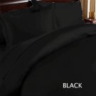DUVET SET SOLID  QUEEN BLACK