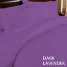 DUVET SET SOLID   CAL- KING  DARK LAVENDER