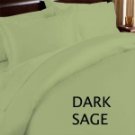 DUVET SET SOLID TWIN  DARK SAGE