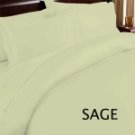 DUVET SET SOLID CAL KING  SAGE
