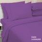 SHEET SET SOLID OLYMPIC  QUEEN DARK LAVENDER