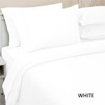 SHEET SET SOLID  TWIN WHITE
