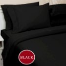 SHEET SET SOLID  TWIN   BLACK
