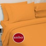 SHEET SET SOLID  CAL- KING AMBER