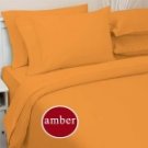 SHEET SET SOLID  QUEEN  AMBER