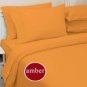 SHEET SET SOLID TWIN   AMBER