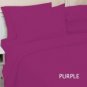 SHEET SET SOLID  KING  PURPLE