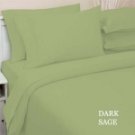 SHEET SET SOLID TWIN XL DARK SAGE