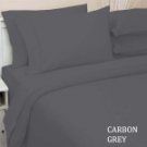SHEET SET SOLID FULL CARBON GREY