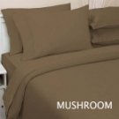 SHEET SET SOLID  KING  MUSHROOM