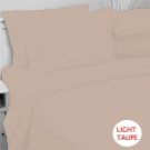 SHEET  SET SOLID FULL  LIGHT TAUPE