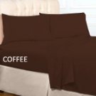 FITTED SHEET SOLID  QUEEN  COFFEE