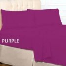 FITTED SHEET SOLID FULL  PURPLE