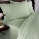 WaterBed Sheet Set Queen SAGE Solid 100%Egyptian Cotton