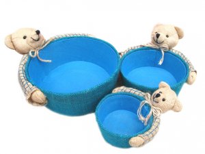23005 small baksets with bears