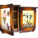 64901 wood small cabinets for keys