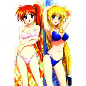 Magical Girl Lyrical Nanoha Dakimakura Hugging Body Pillow Cover H070