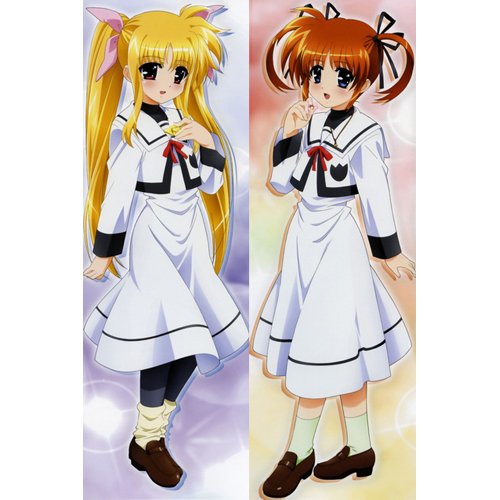 Magical Girl Lyrical Nanoha Dakimakura Hugging Body Pillow Cover N051