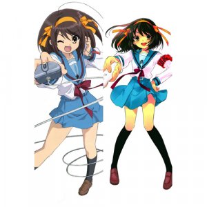 Suzumiya Haruhi Dakimakura Hugging Body Pillow Cover N078